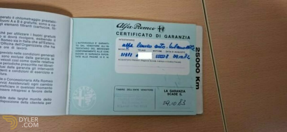 1982 Alfa Romeo Alfetta **UNICO PROPRIETARIO**ASI TARGA ORO**65.000KM, foto 6