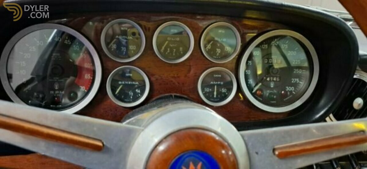 1968 Maserati Quattroporte 4.136cc **TARGHE NERE**LIBRETTO A PAGINE, foto 12