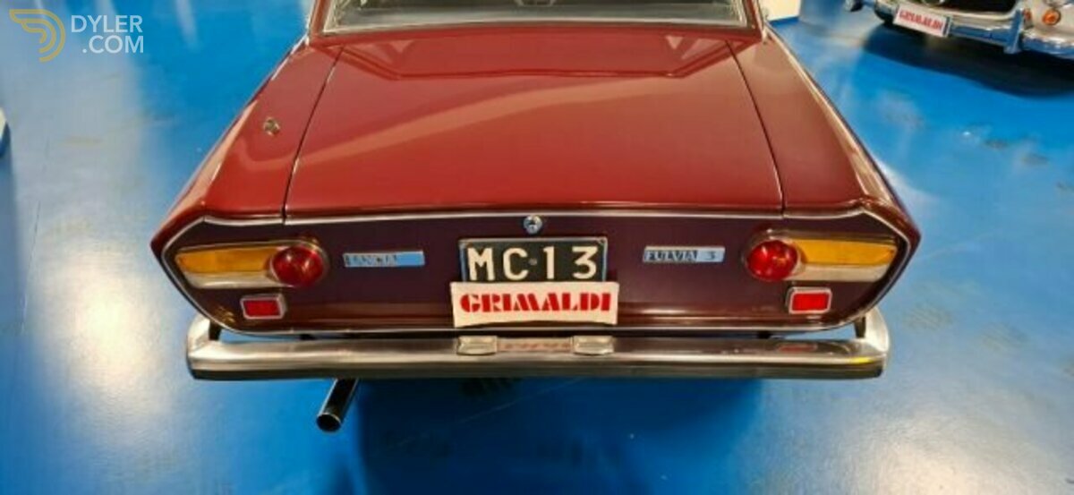 1975 Lancia Fulvia COUPE' ROSSO YORK con ASI e CRS, foto 3