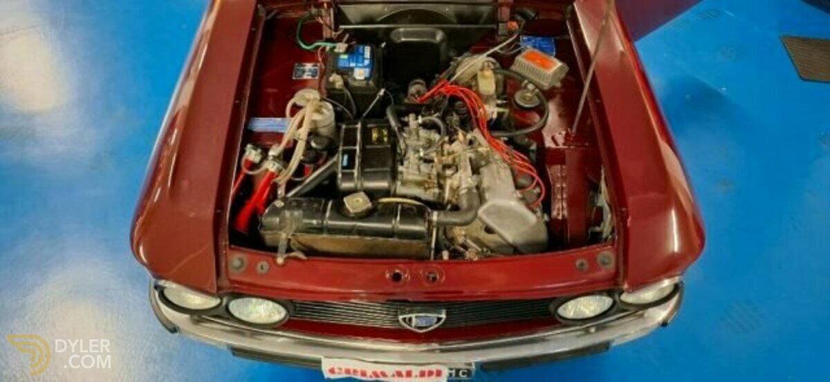1975 Lancia Fulvia COUPE' ROSSO YORK con ASI e CRS, foto 5