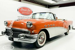 Buick Century Convertible Cabriolet / Roadster 1956 Orange