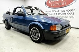 Ford Escort Ghia Convertible Descapotable / Roadster 1986 Azul