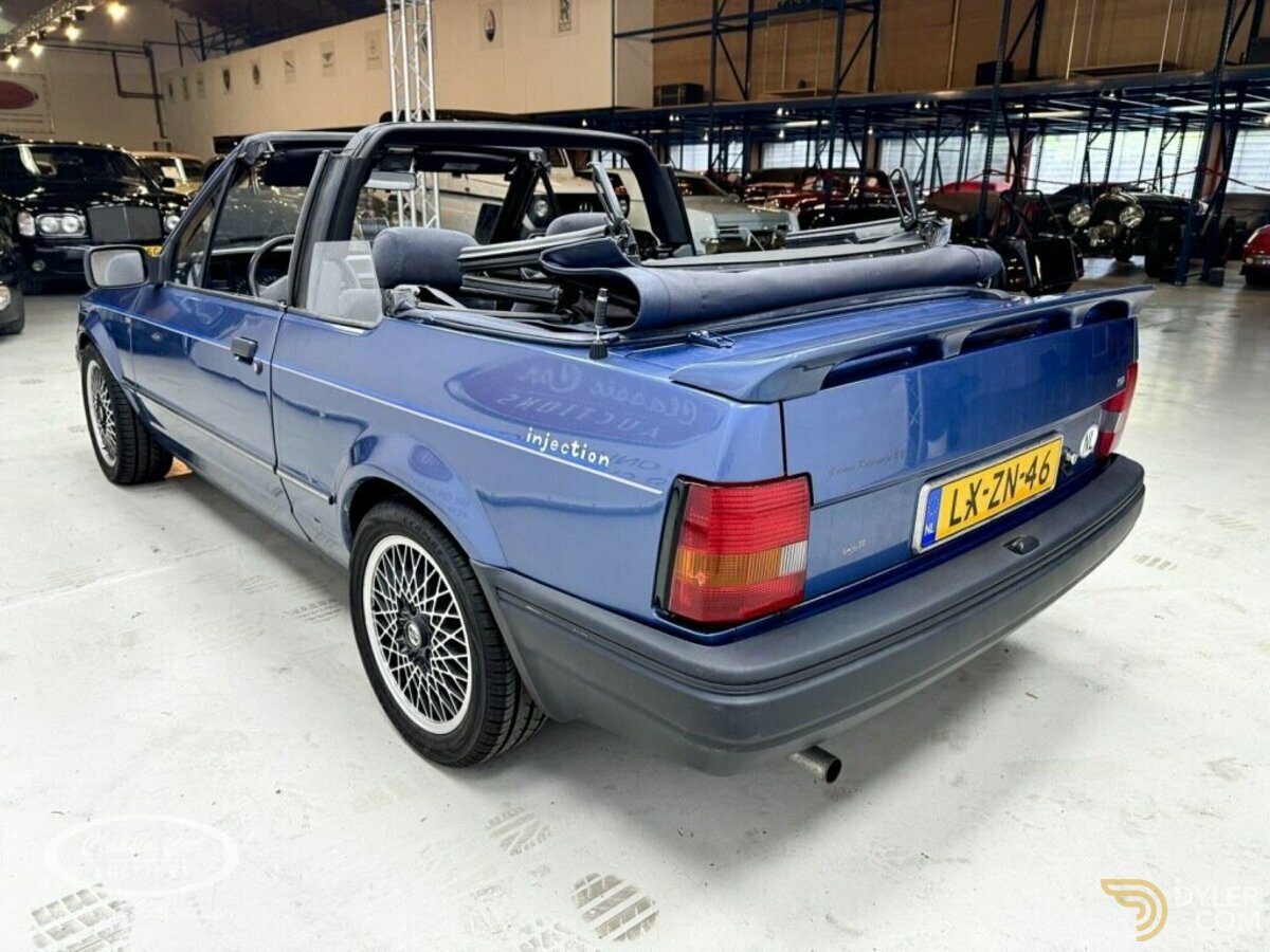 1986 Ford Escort Ghia Convertible, foto 4