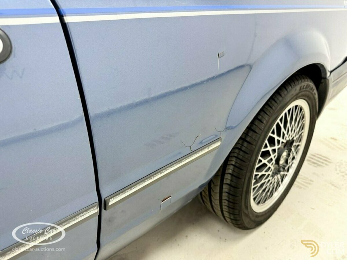 1986 Ford Escort Ghia Convertible, foto 11