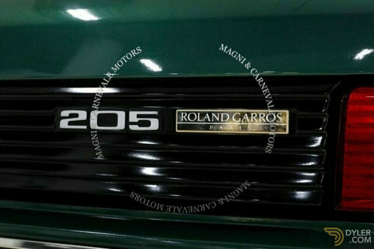 1992 Peugeot 205 ROLAND GARROS|TARGA "MI"|SPECIAL EDITION, foto 9