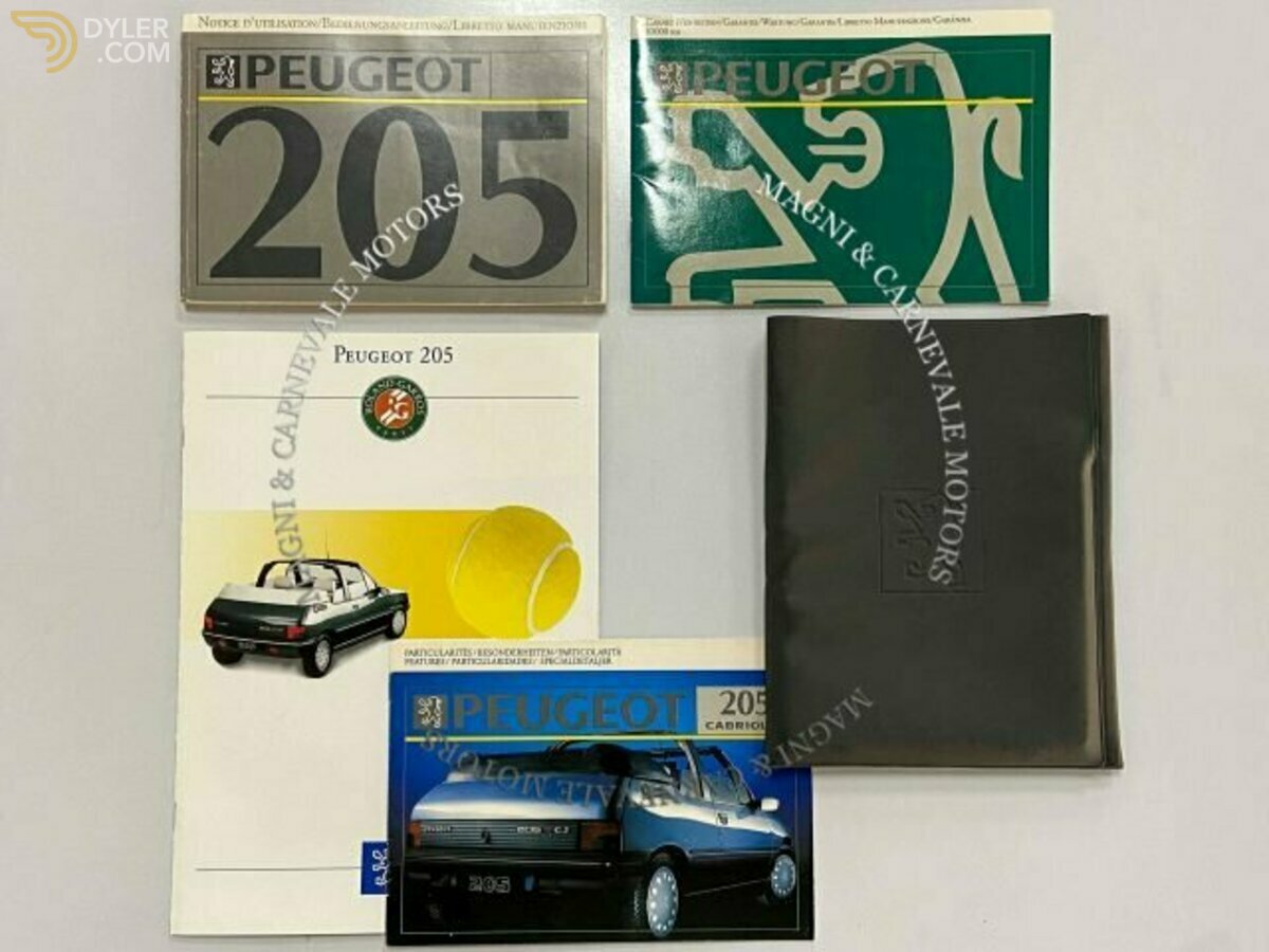 1992 Peugeot 205 ROLAND GARROS|TARGA "MI"|SPECIAL EDITION, foto 10