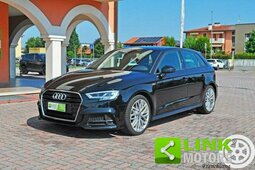 Audi A3 SLine Hatchback 2018 Black