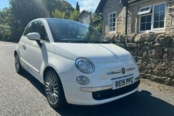 Fiat 500 Lounge Hatchback 2015 White