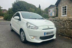 Mitsubishi Mirage 1.2 2 Hatchback 5dr Petrol Manual Euro 5 (s/s) (79 Hatchback 2014 White