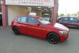 BMW 116 116i Sport Berlina compatta 2014 Rosso