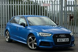 Audi S3 Black Edition Sportback S Quattro Hatchback 2017 Blue