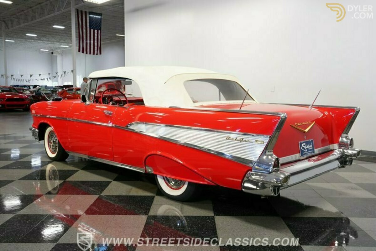 1957 Chevrolet Bel Air Convertible, foto 10