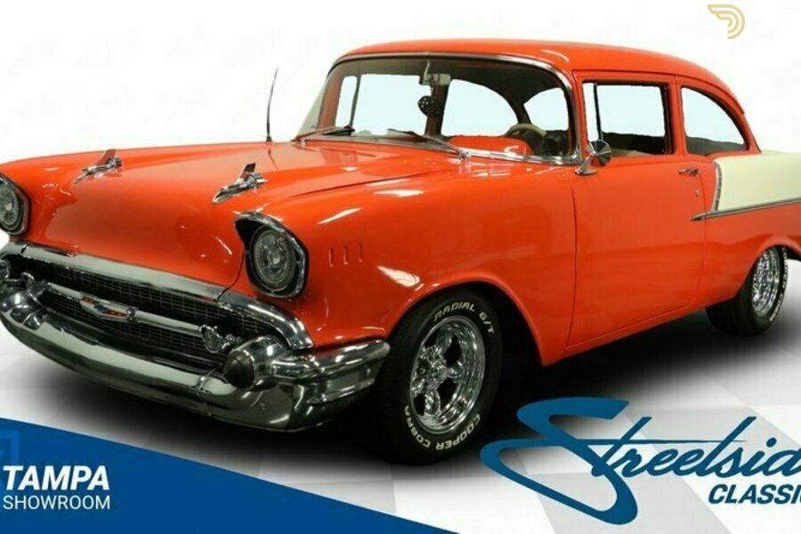 Chevrolet 150 Coupe 1957 Orange