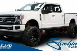 Ford F-350 Platinum Crew Cab 4X4 Pickup 2021 White