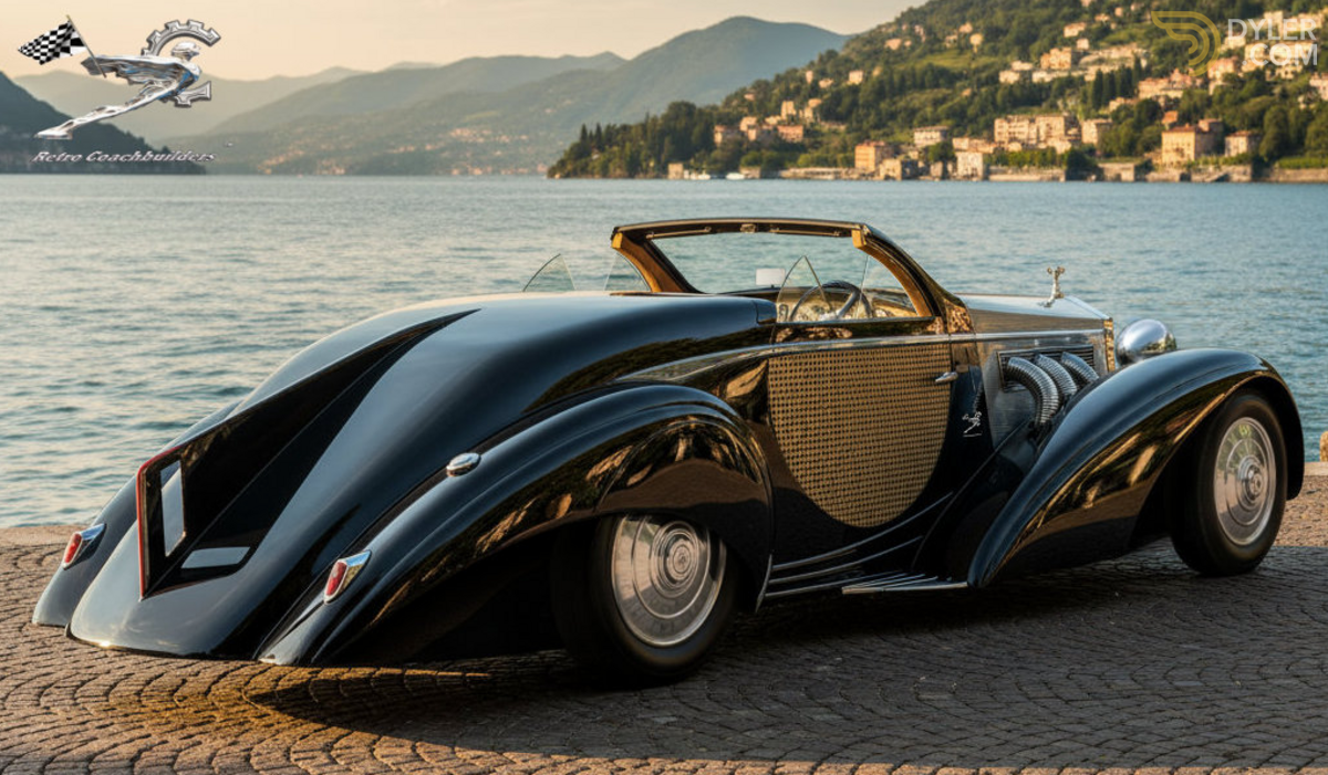 1936 Rolls-Royce Phantom III V12 Hardtop Cabriolet by Retro Coachbuilders, foto 1