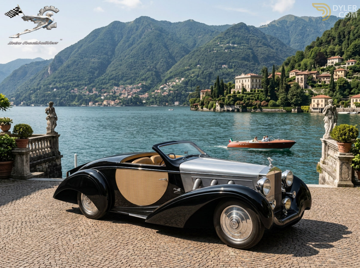 1936 Rolls-Royce Phantom III V12 Hardtop Cabriolet by Retro Coachbuilders, foto 2