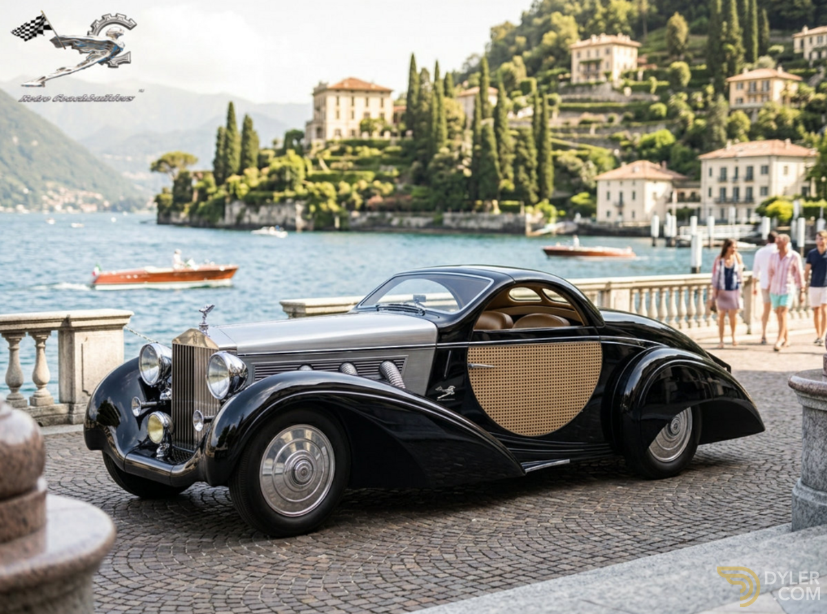 1936 Rolls-Royce Phantom III V12 Hardtop Cabriolet by Retro Coachbuilders, foto 3