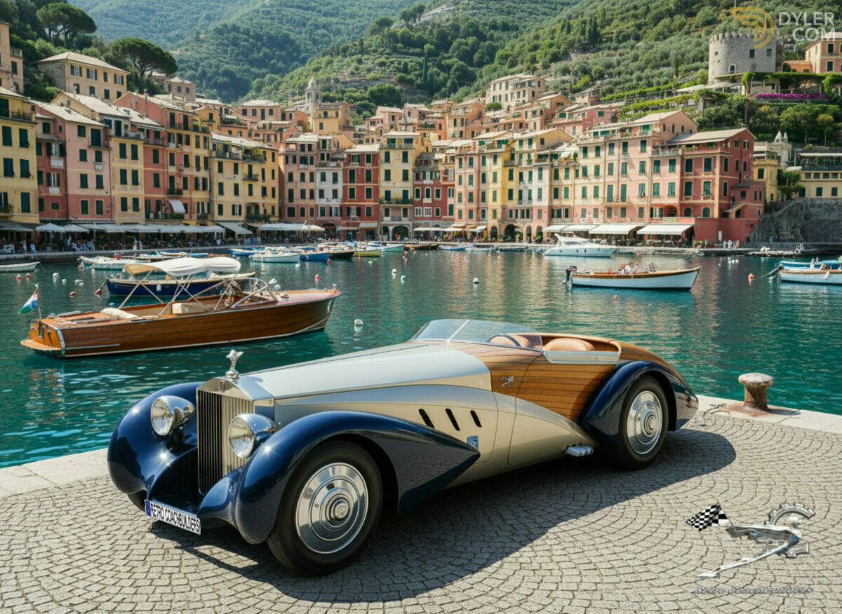 1930 Rolls-Royce Phantom Merlin 27 Liter Roadster by Retro Coachbuilders, foto 1