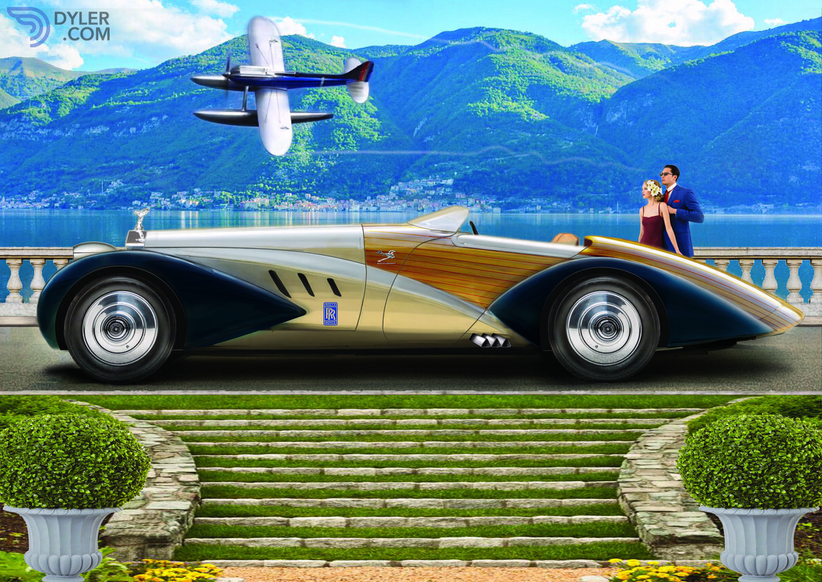 1930 Rolls-Royce Phantom Merlin 27 Liter Roadster by Retro Coachbuilders, foto 2
