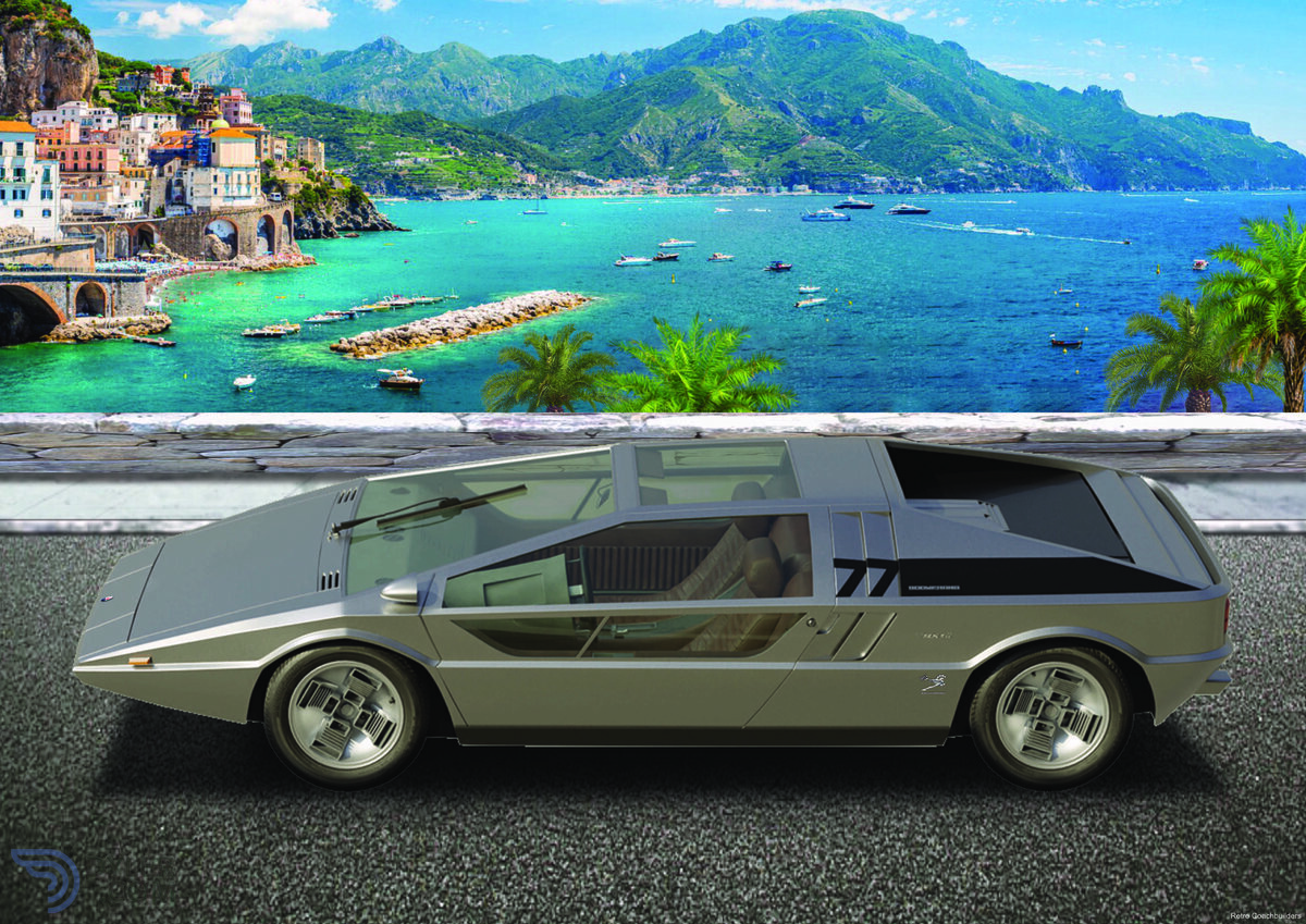 1971 Maserati Boomerang Concept Reborn by Retro Coachbuilders, foto 3