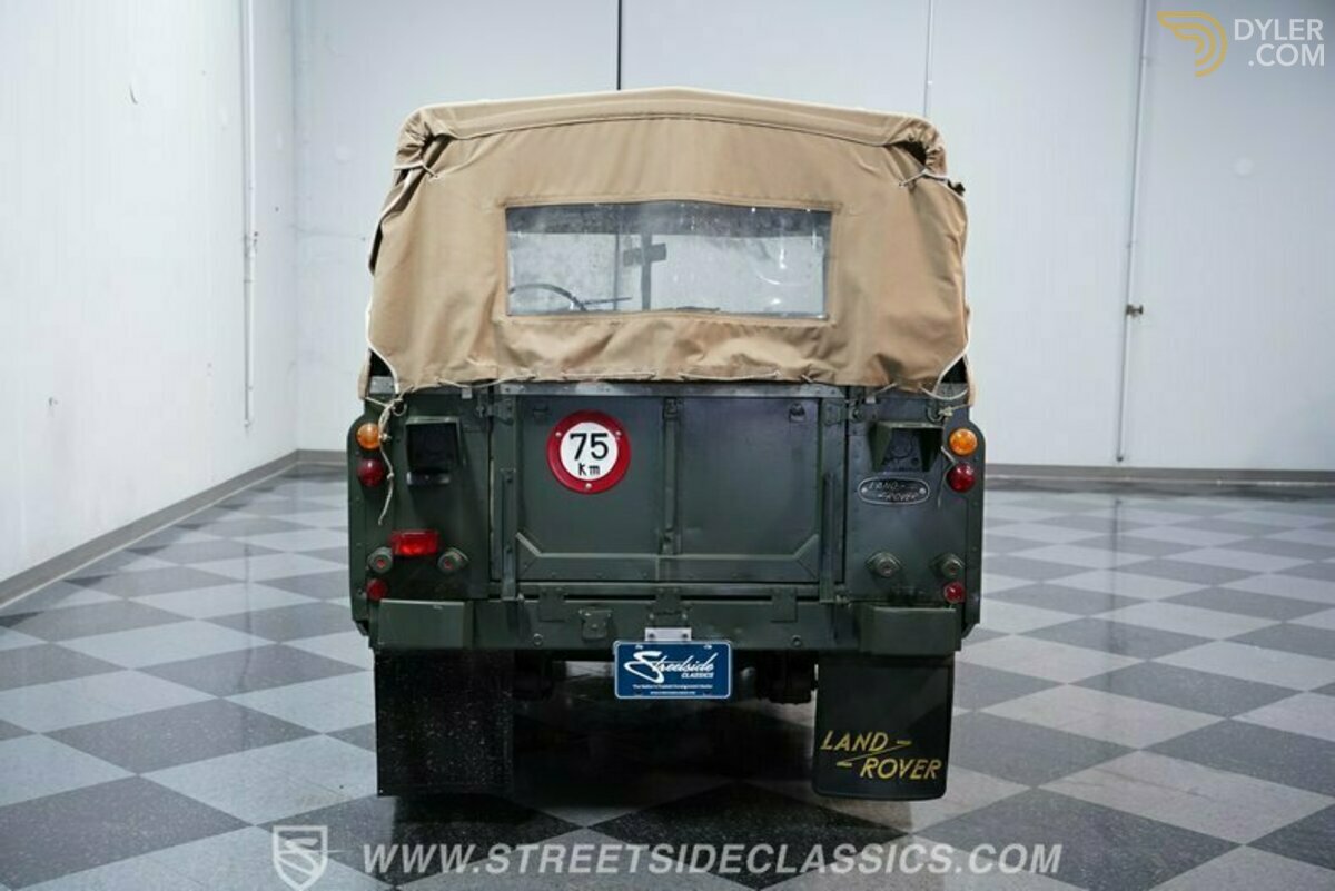 1973 Land Rover Serie III Belgian Military Ragtop, foto 8