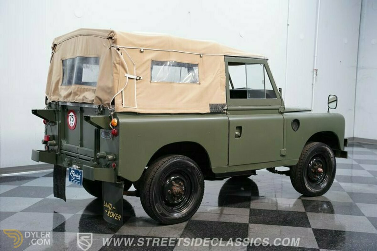 1973 Land Rover Serie III Belgian Military Ragtop, foto 10