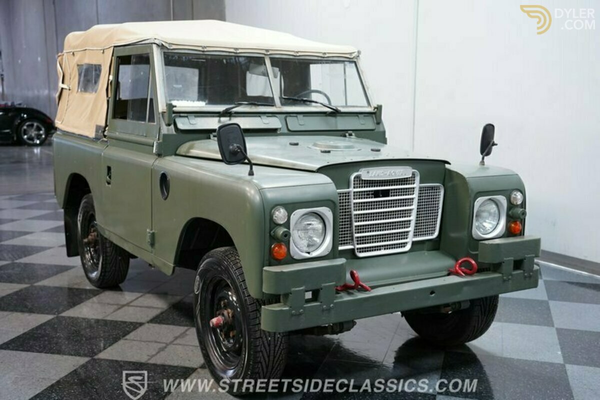 1973 Land Rover Serie III Belgian Military Ragtop, foto 1