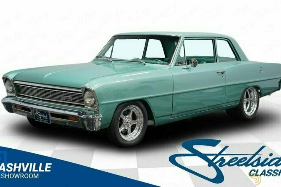 Chevrolet Nova Chevy II LS Restomod Coupe 1966 Green