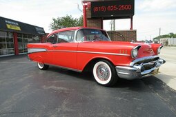 Chevrolet Bel Air 2 Door Sport Coupe Coupé 1957 Rosso
