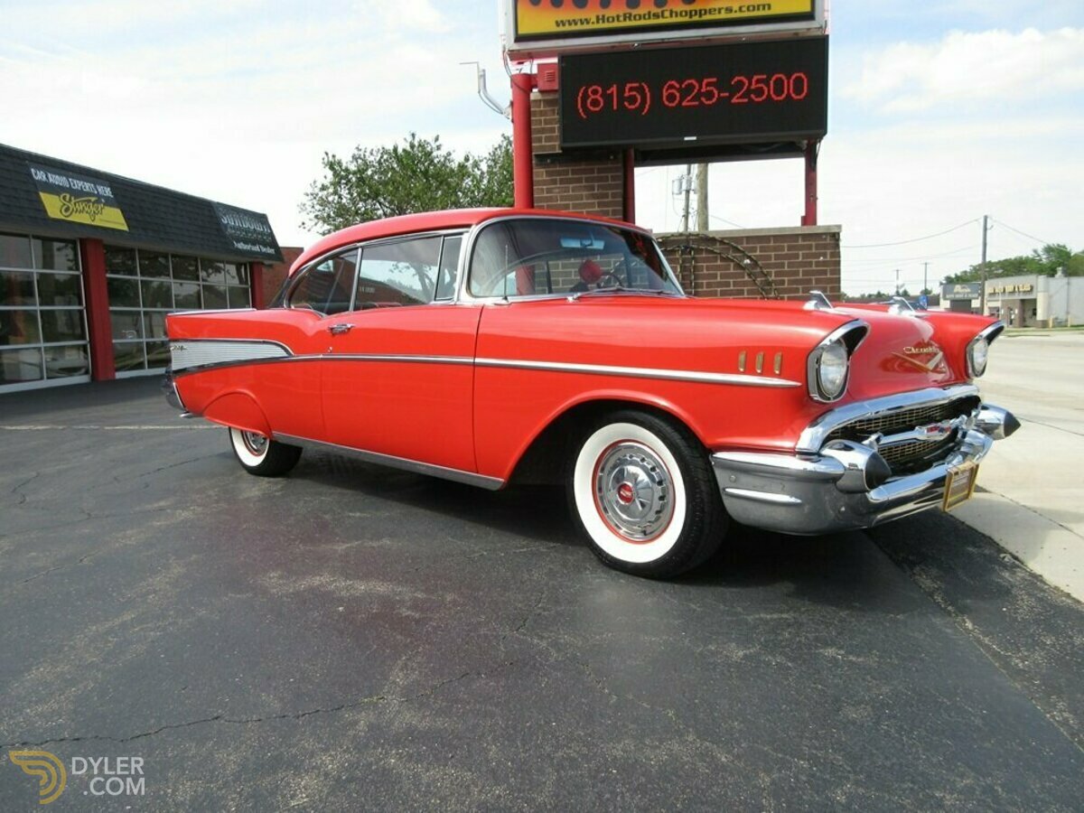 1957 Chevrolet Bel Air 2 Door Sport Coupe, foto 1
