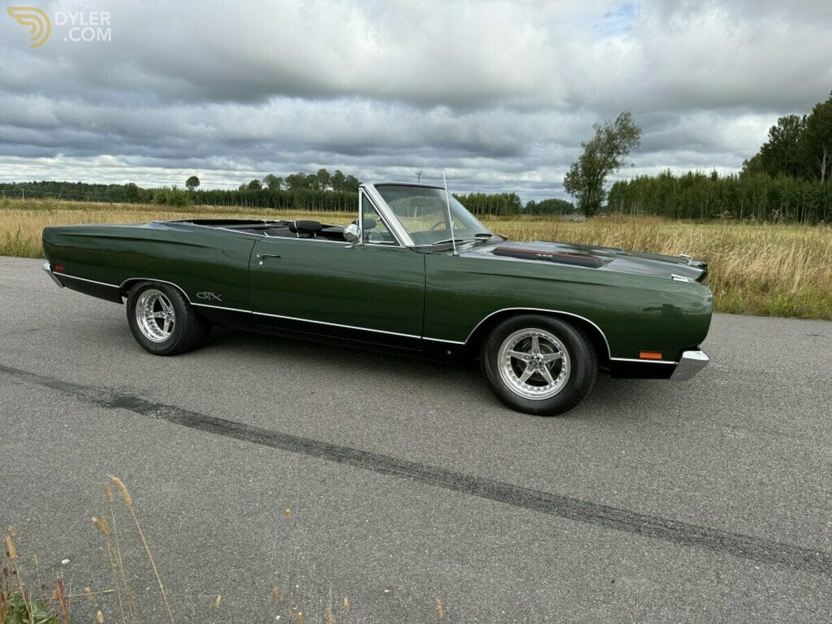 1969 Plymouth GTX Convertible. 440/4 speed. 1 of 701 ex. Track pack, foto 4