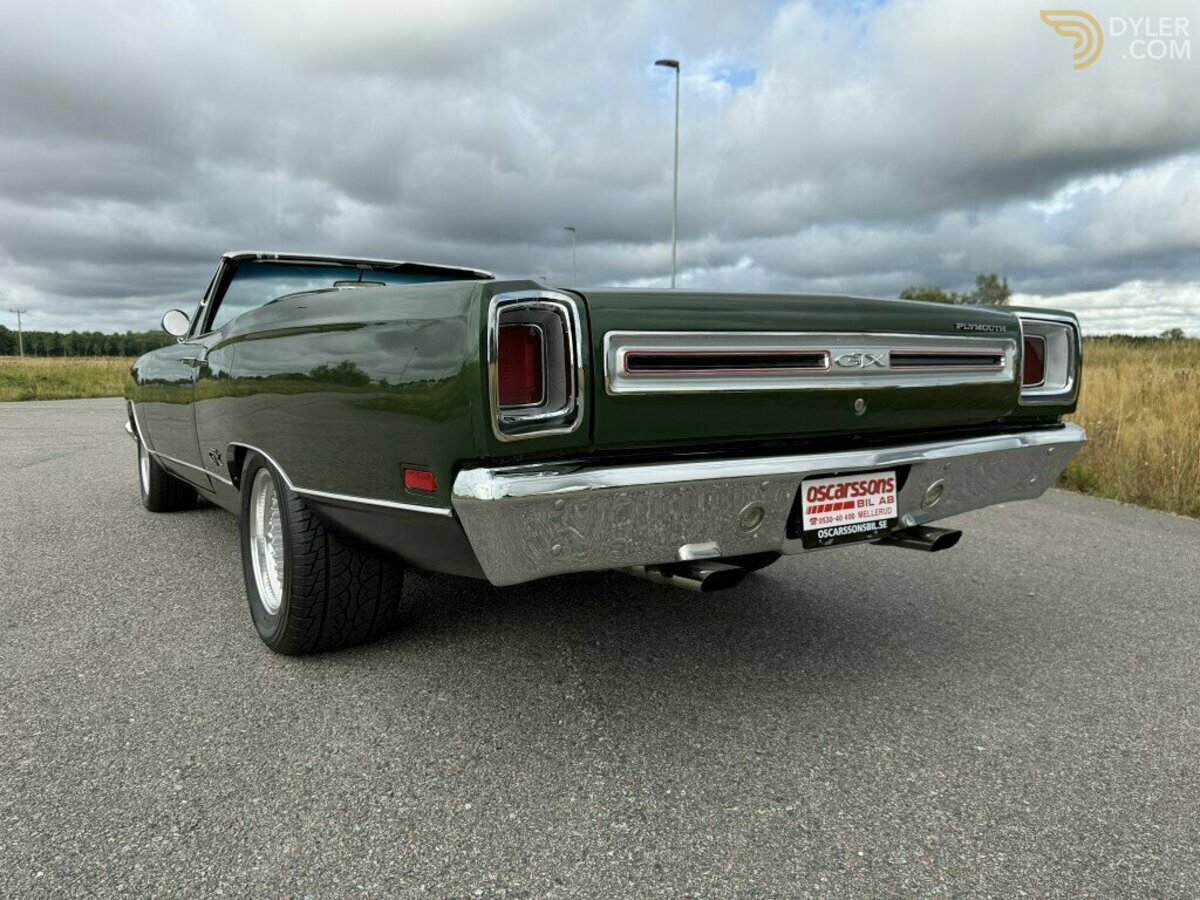 1969 Plymouth GTX Convertible. 440/4 speed. 1 of 701 ex. Track pack, foto 6