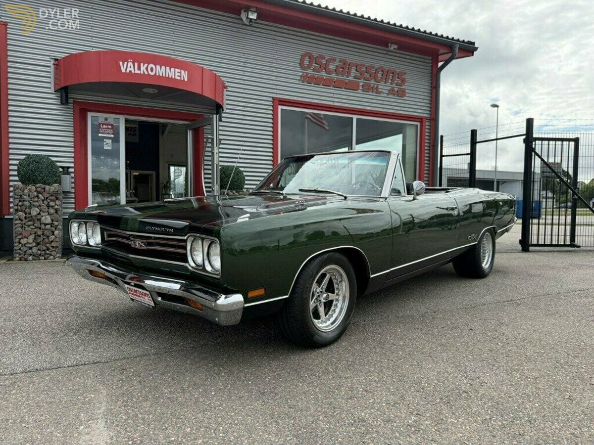 1969 Plymouth GTX Convertible. 440/4 speed. 1 of 701 ex. Track pack, foto 7