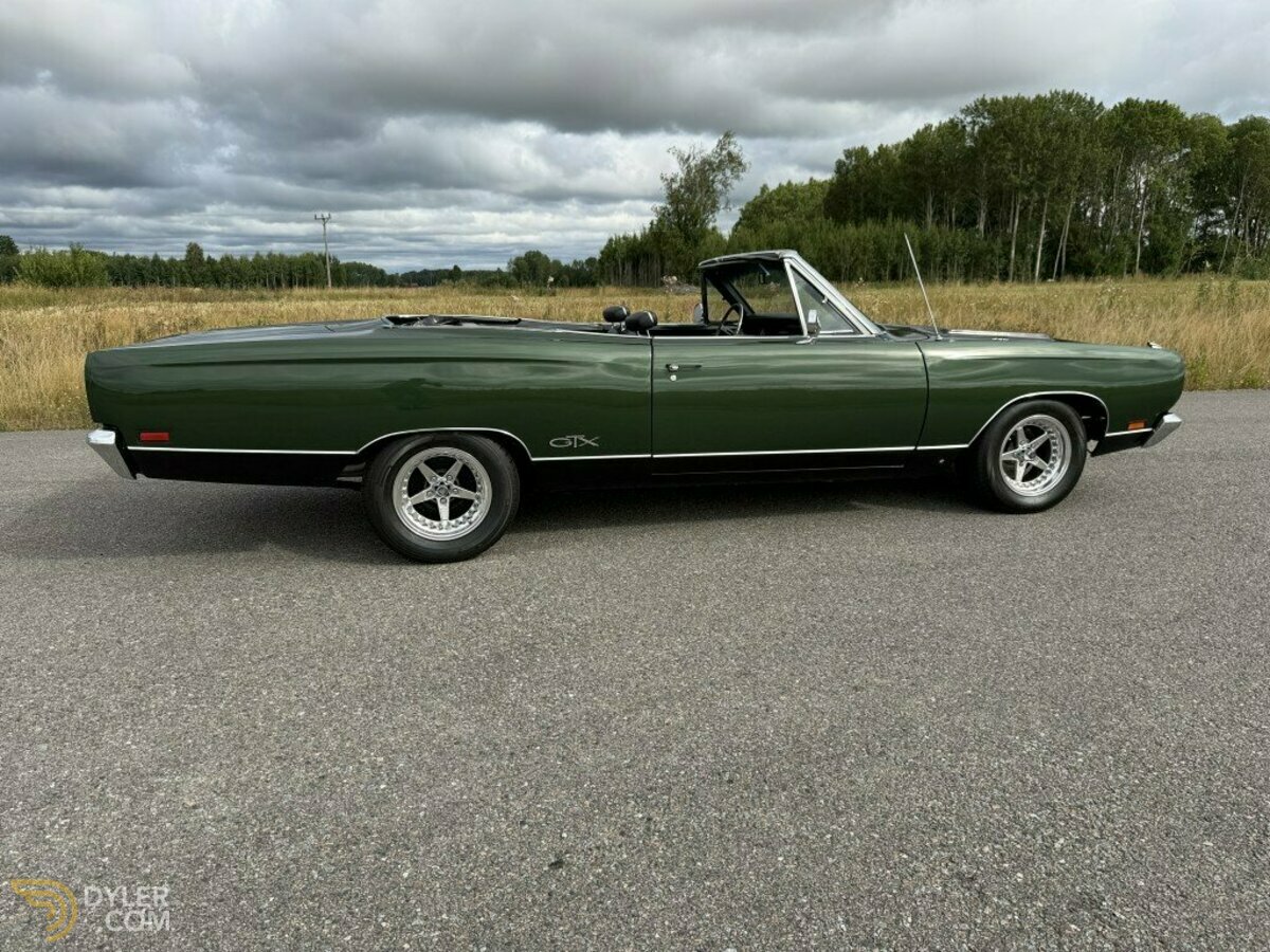1969 Plymouth GTX Convertible. 440/4 speed. 1 of 701 ex. Track pack, foto 8