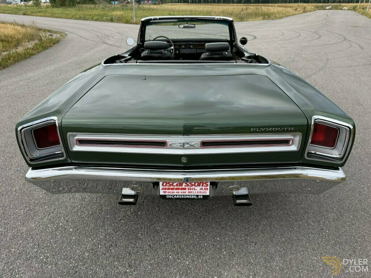 1969 Plymouth GTX Convertible. 440/4 speed. 1 of 701 ex. Track pack, foto 9