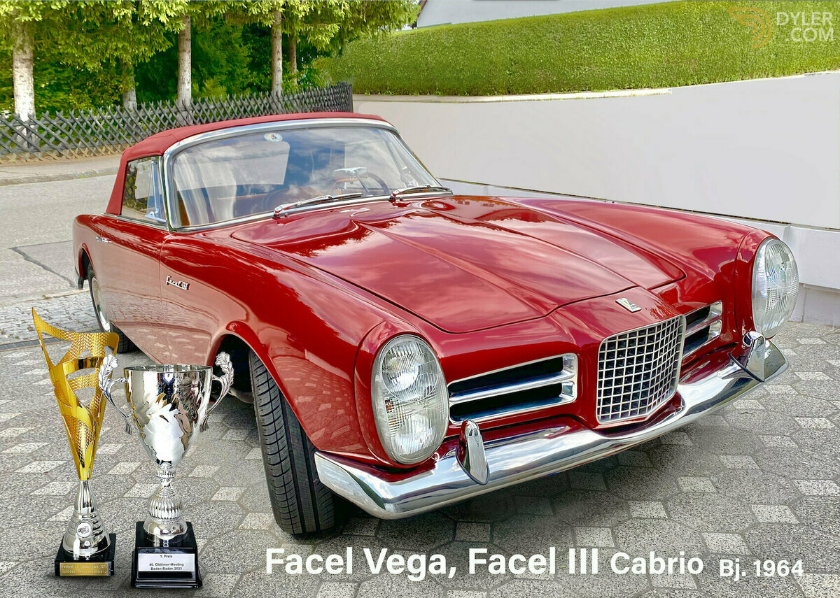 1964 Facel Vega III Facel III Cabrio Linkslenker, foto 11