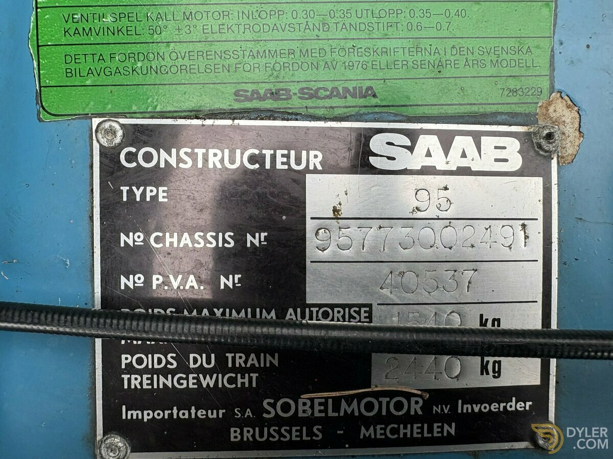 1977 Saab 95 V4, foto 6
