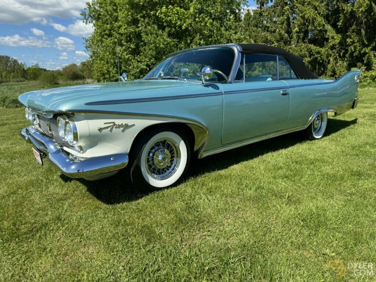 1960 Plymouth Fury Convertible. V8. Automatic. PS. PB. Swivel seat, foto 2