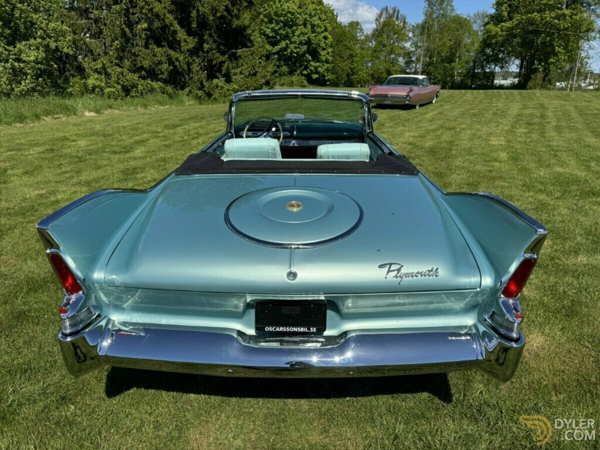 1960 Plymouth Fury Convertible. V8. Automatic. PS. PB. Swivel seat, foto 9