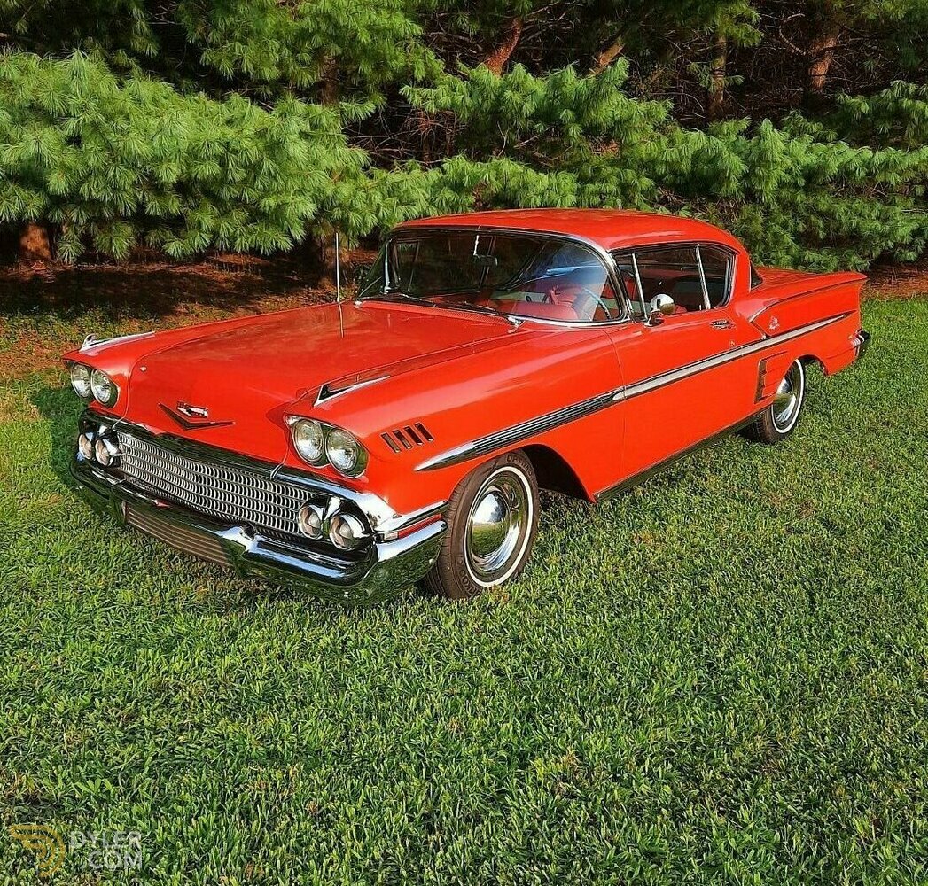 1958 Chevrolet Impala Hardtop, 348 Tri-Power, A/C, Factory Posi, CA Car, foto 1