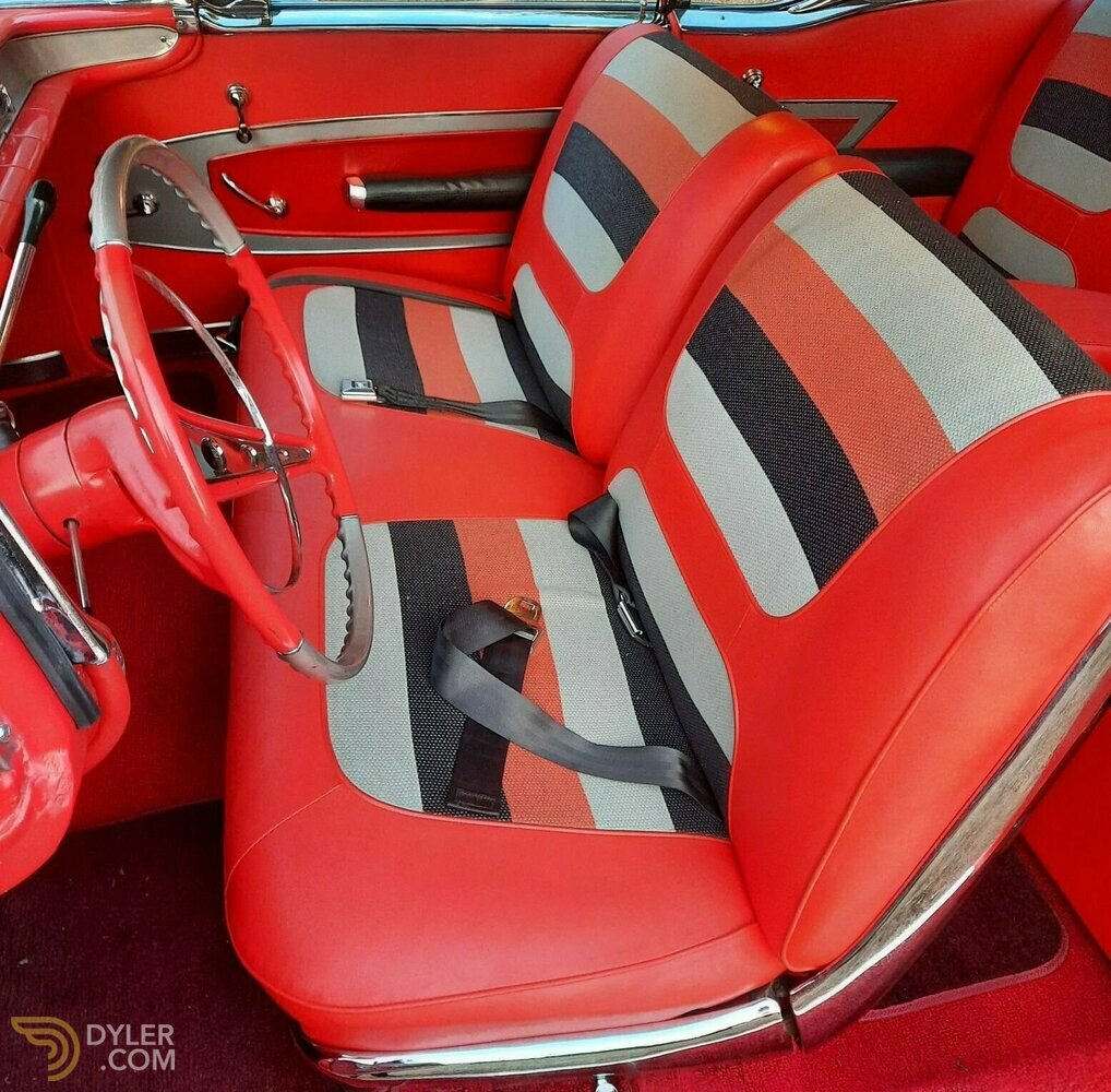 1958 Chevrolet Impala Hardtop, 348 Tri-Power, A/C, Factory Posi, CA Car, foto 9