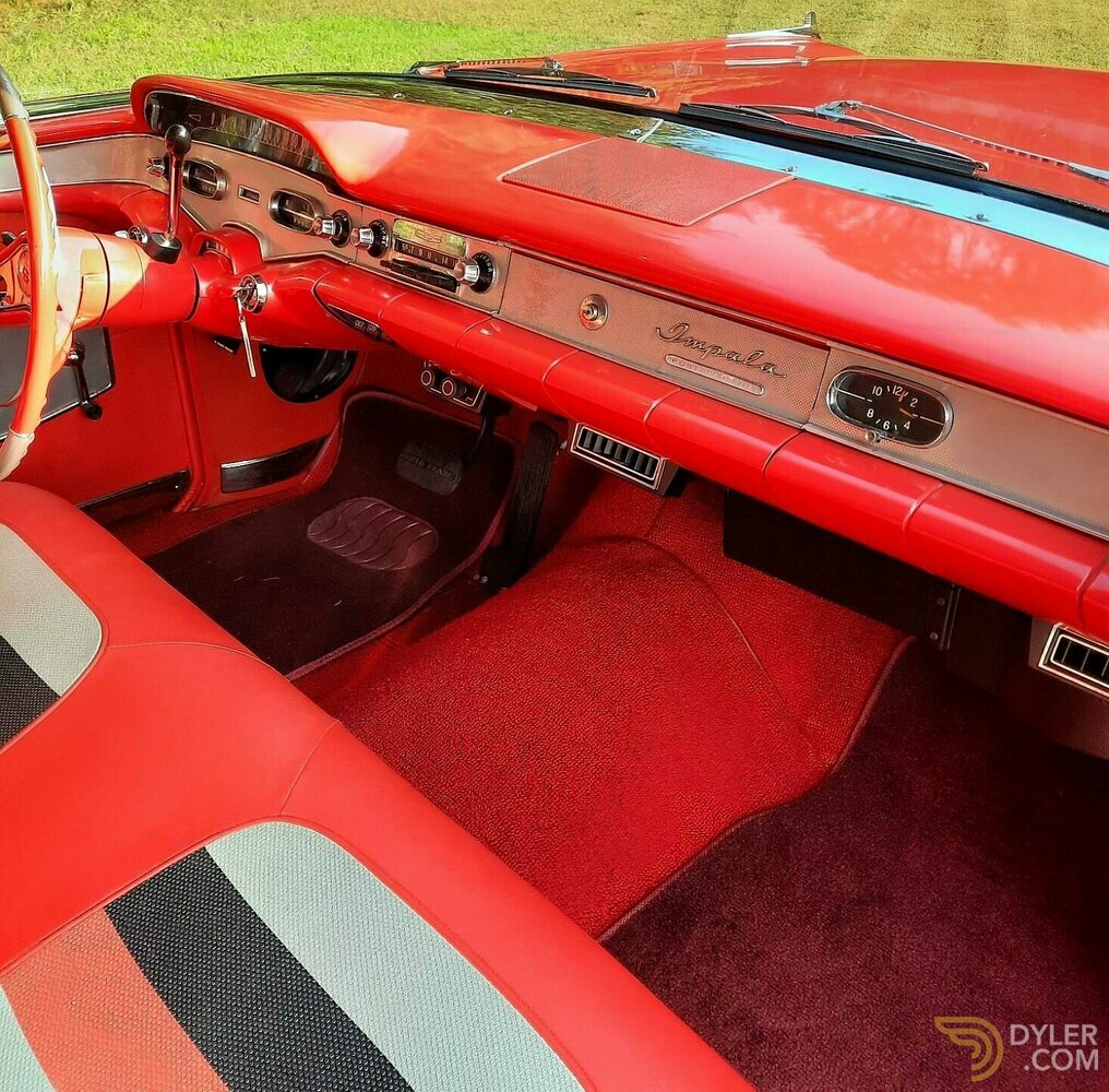 1958 Chevrolet Impala Hardtop, 348 Tri-Power, A/C, Factory Posi, CA Car, foto 12