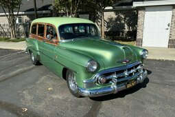 Chevrolet Bel Air Tin Woodie Wagon Familiar 1953 Verde