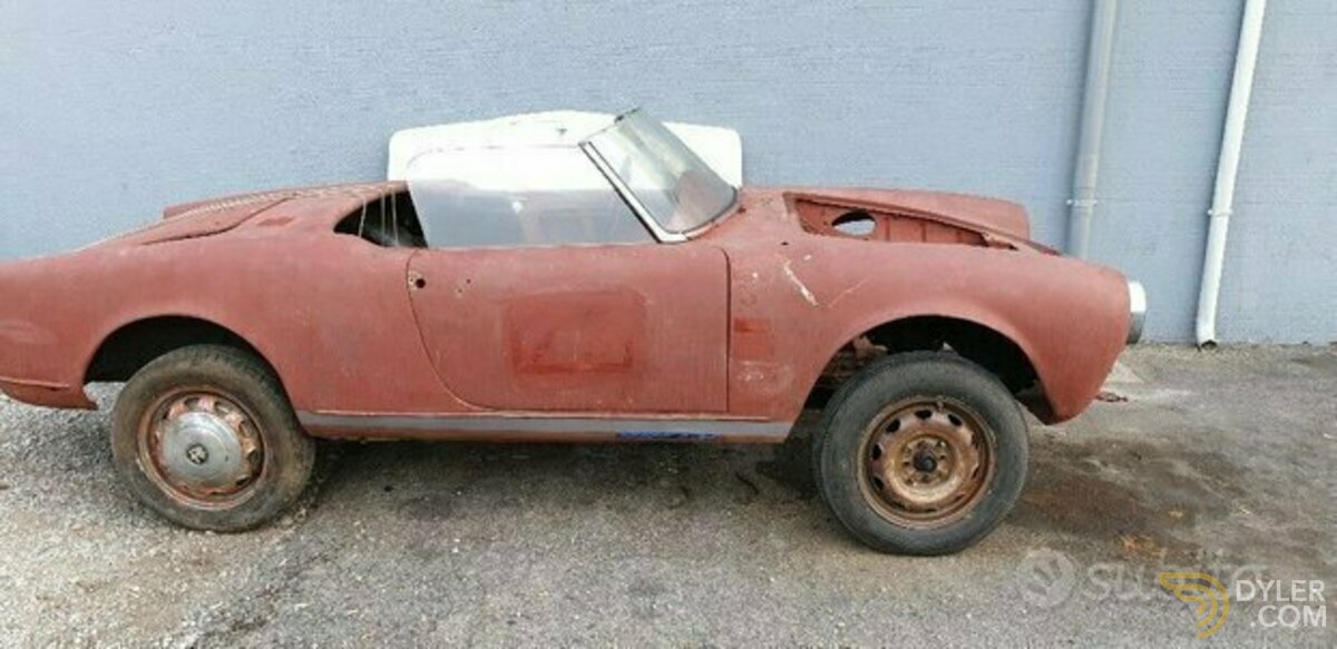 1957 Alfa Romeo Giulietta Spider PASSO CORTO - Solo scocca, foto 3