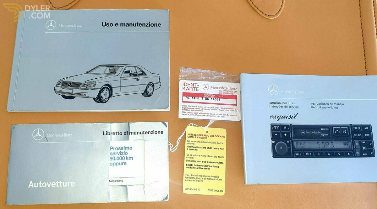 1995 Mercedes-Benz CL 500 Coupe - Book Service - IMPECCABILE, foto 10