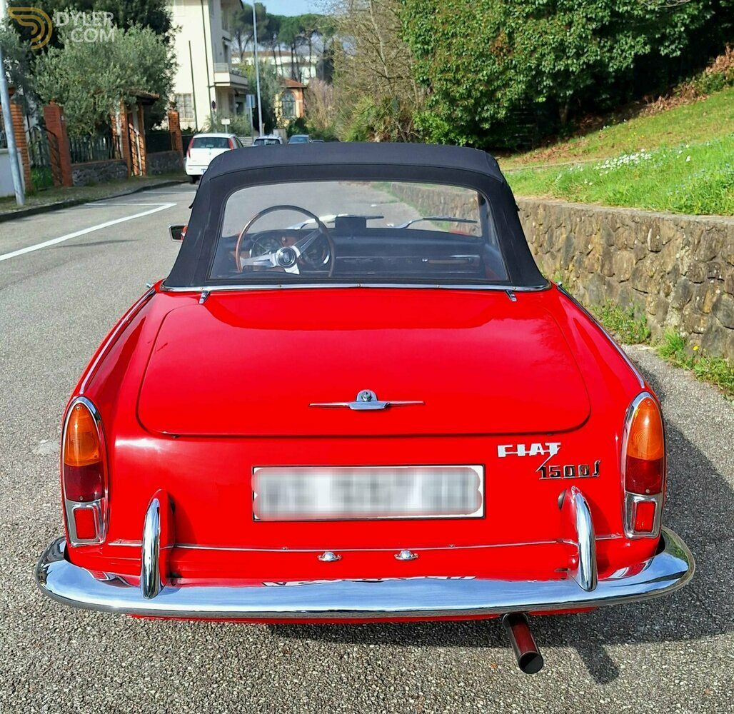 1961 Fiat 1500 S OSCA Cabriolet - ASI ORO - RESTURO TOTALE, foto 9