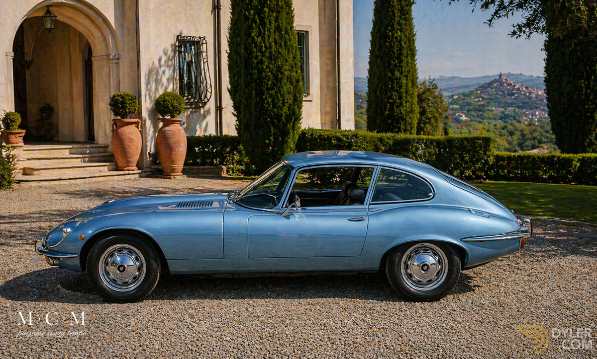 1973 Jaguar E-Type Coupè 5.3 - 12V - Nata Italiana - Targa Nera MI, foto 2