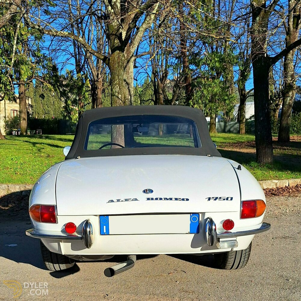 1969 Alfa Romeo Spider Duetto 1750 Osso di Seppia - RESTAURO TOTALE, foto 6