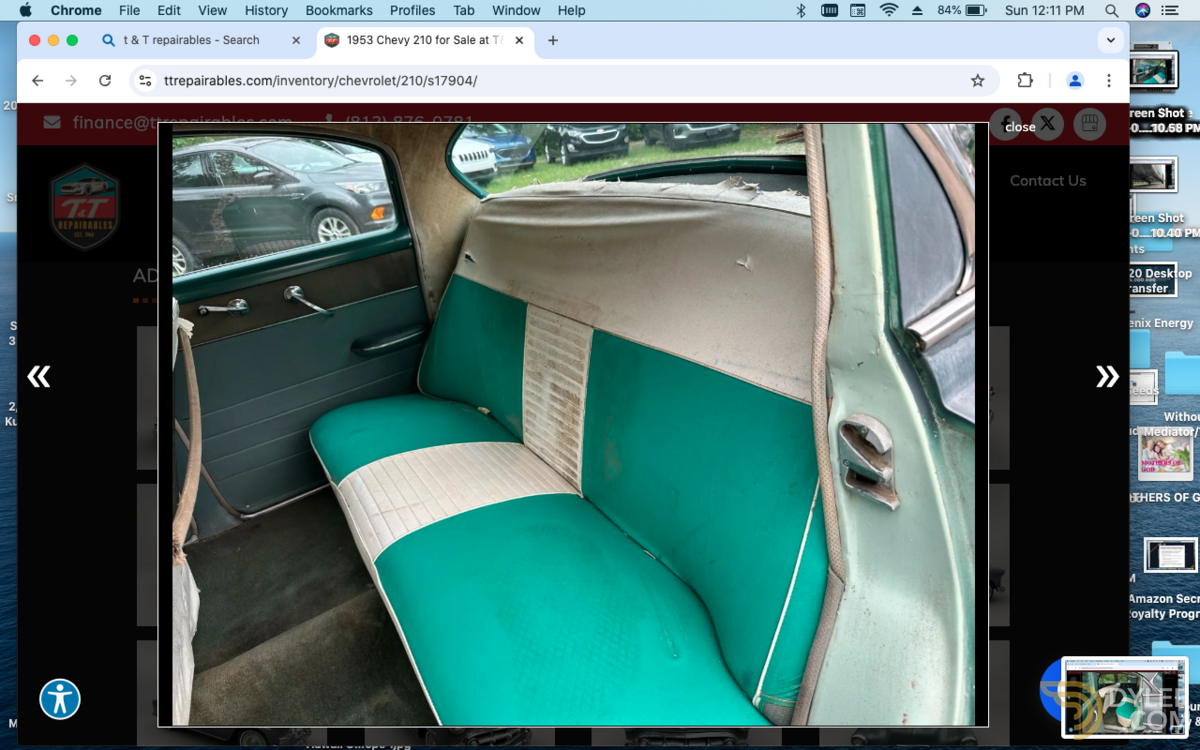 1953 Chevrolet 210 Idaho car, Rustproofed & solid body, Rare Find!, foto 6
