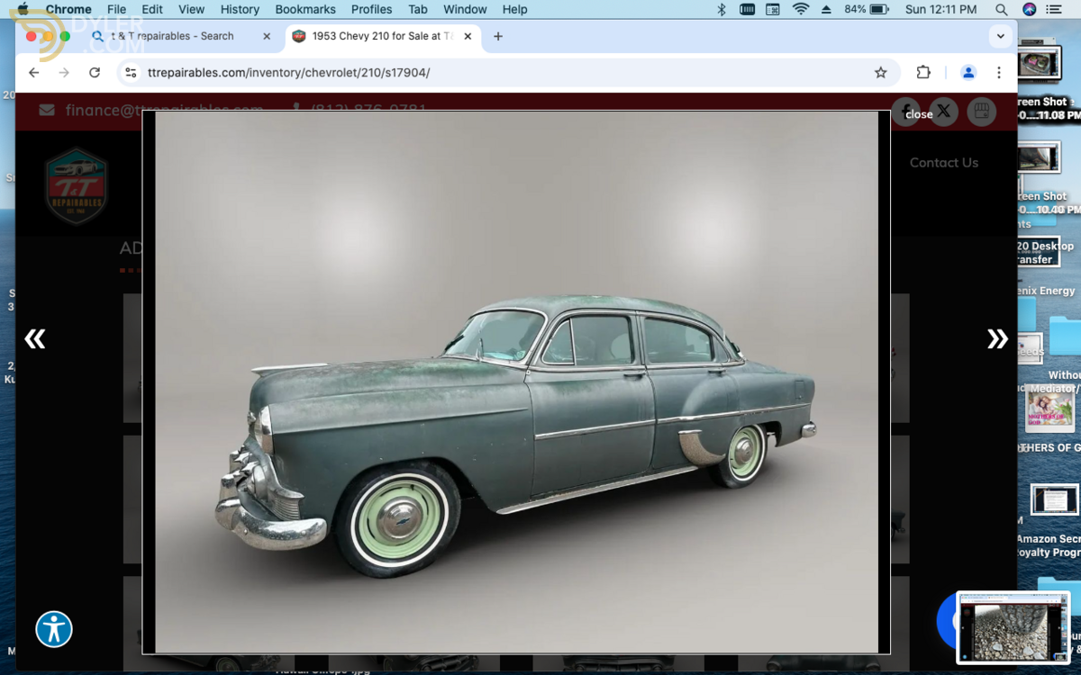 1953 Chevrolet 210 Idaho car, Rustproofed & solid body, Rare Find!, foto 10